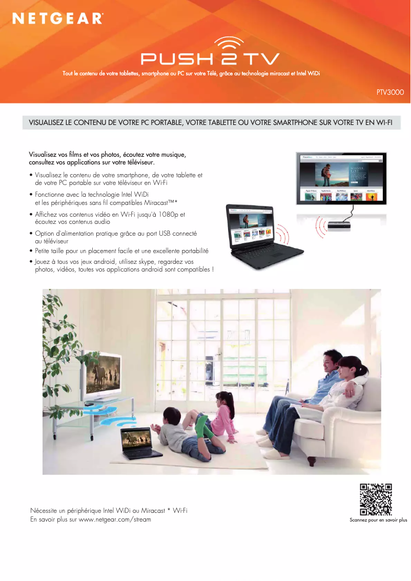 Image de la première page du manuel de l'appareil PTV3000