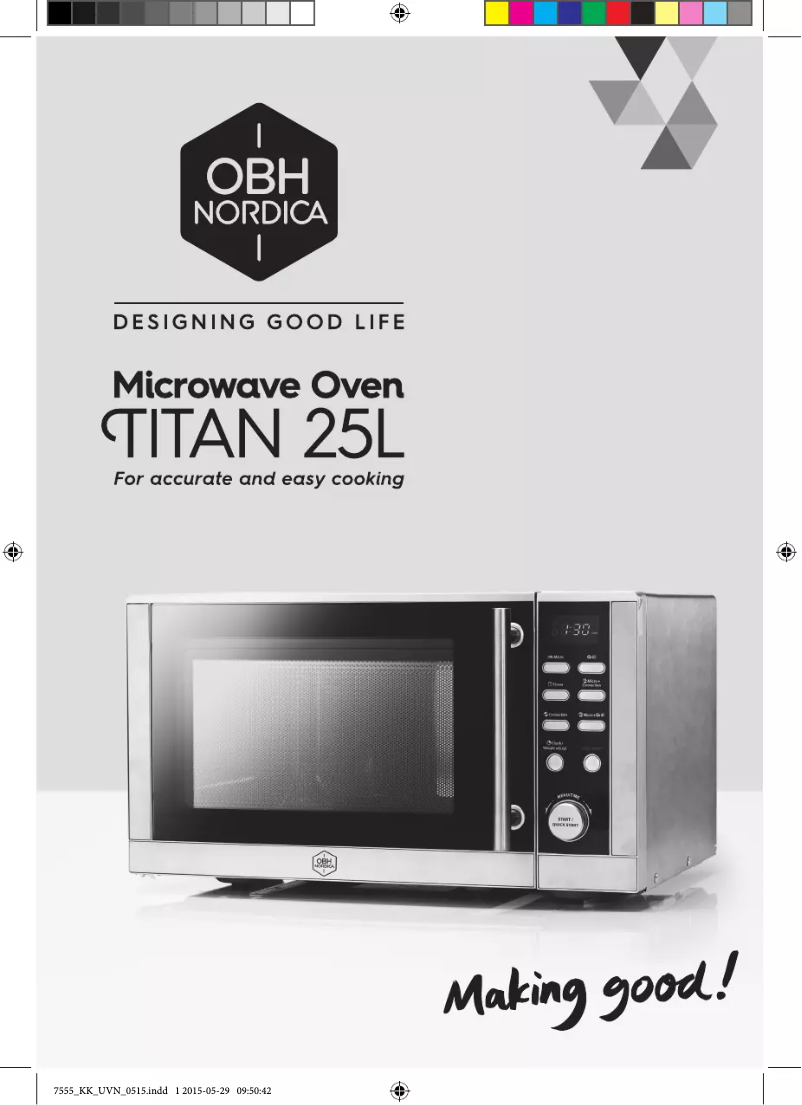 Page 1 de la notice Manuel utilisateur OBH Nordica Titan 7555