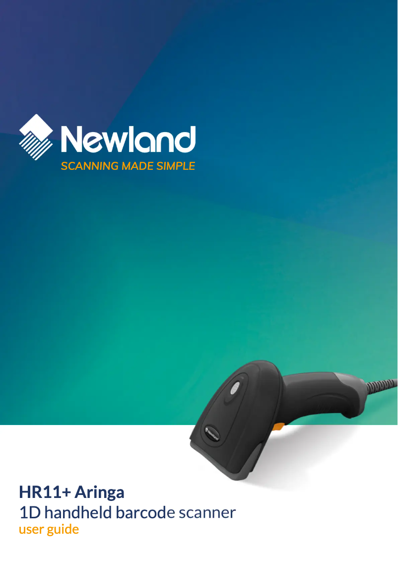 Página 1 del manual Manual de usuario Newland HR11+ Aringa