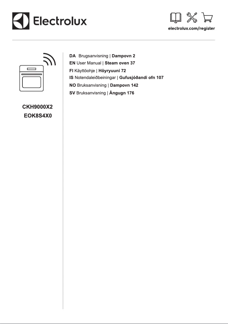 Image de la première page du manuel de l'appareil EOK8S4X0