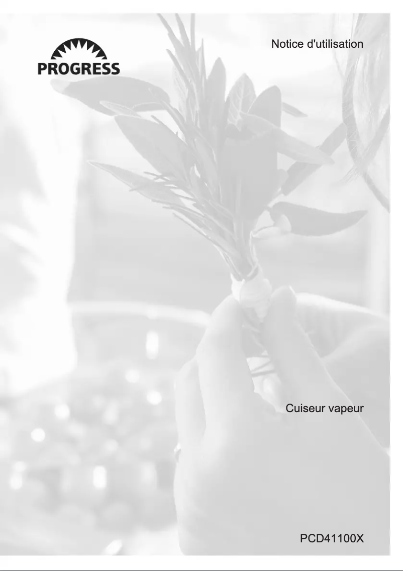 Page 1 de la notice Manuel utilisateur Progress PCD41100X