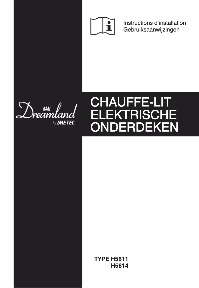 Image de la première page du manuel de l'appareil H5611