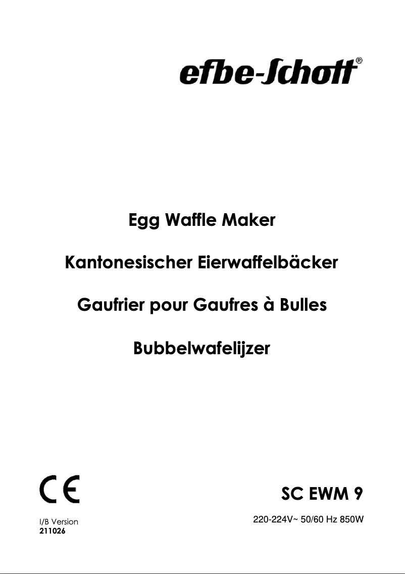 Imagen de la primera página del manual del dispositivo SC EWM 9