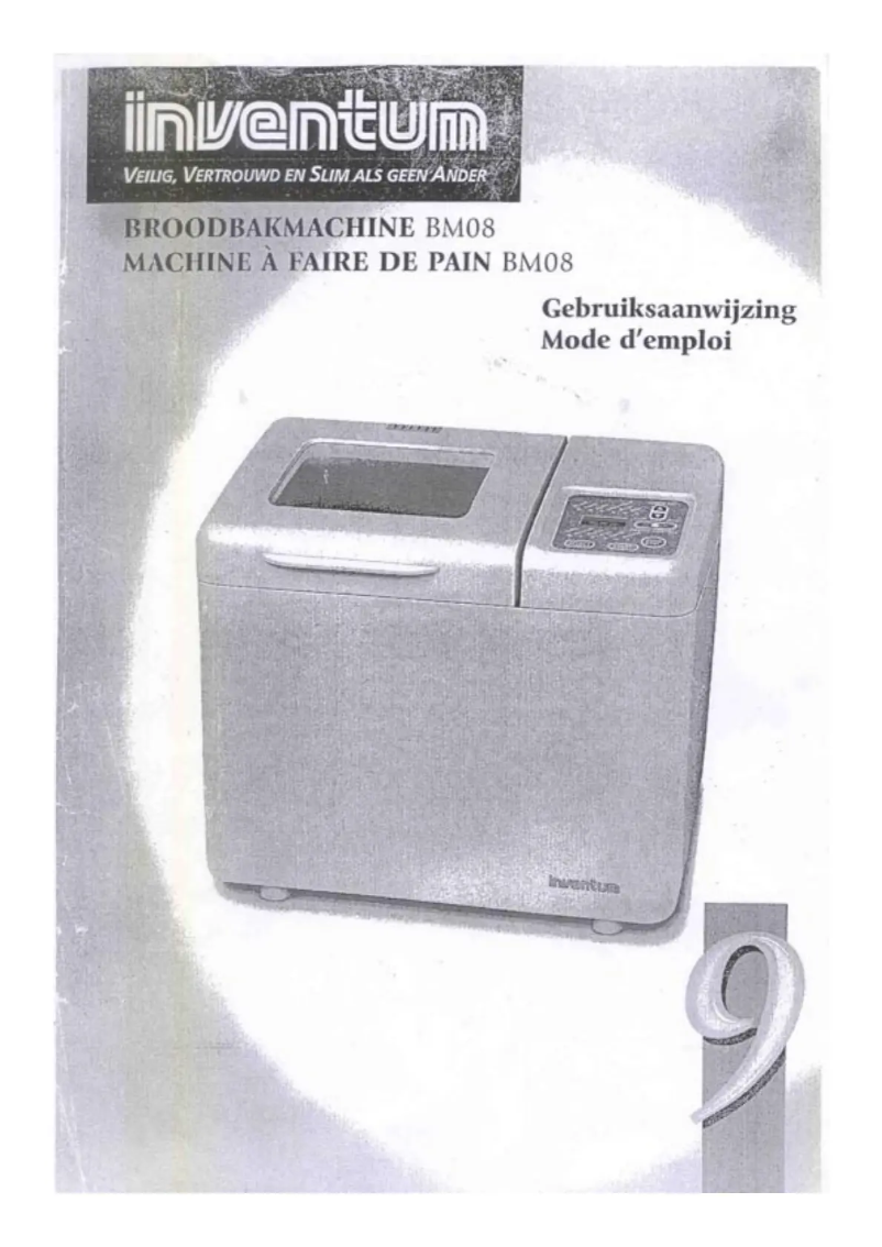 Image de la première page du manuel de l'appareil BM08