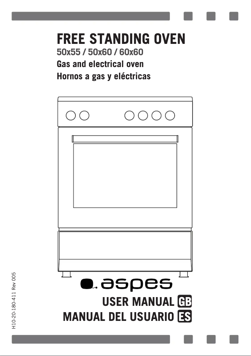 Page 1 of the manual User Manual Aspes AKG4500TM