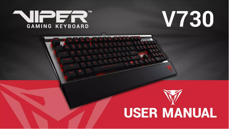 Image de la première page du manuel de l'appareil Viper V730