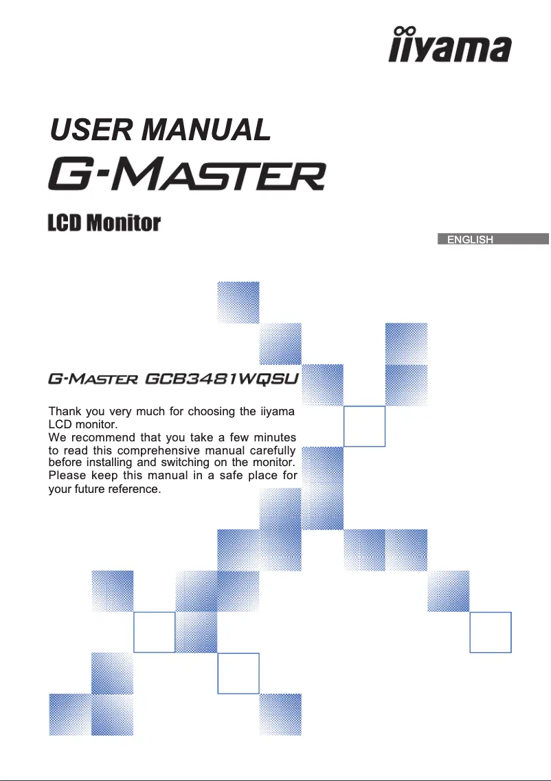 Página 1 del manual Manual de usuario Iiyama G-Master GCB3481WQSU