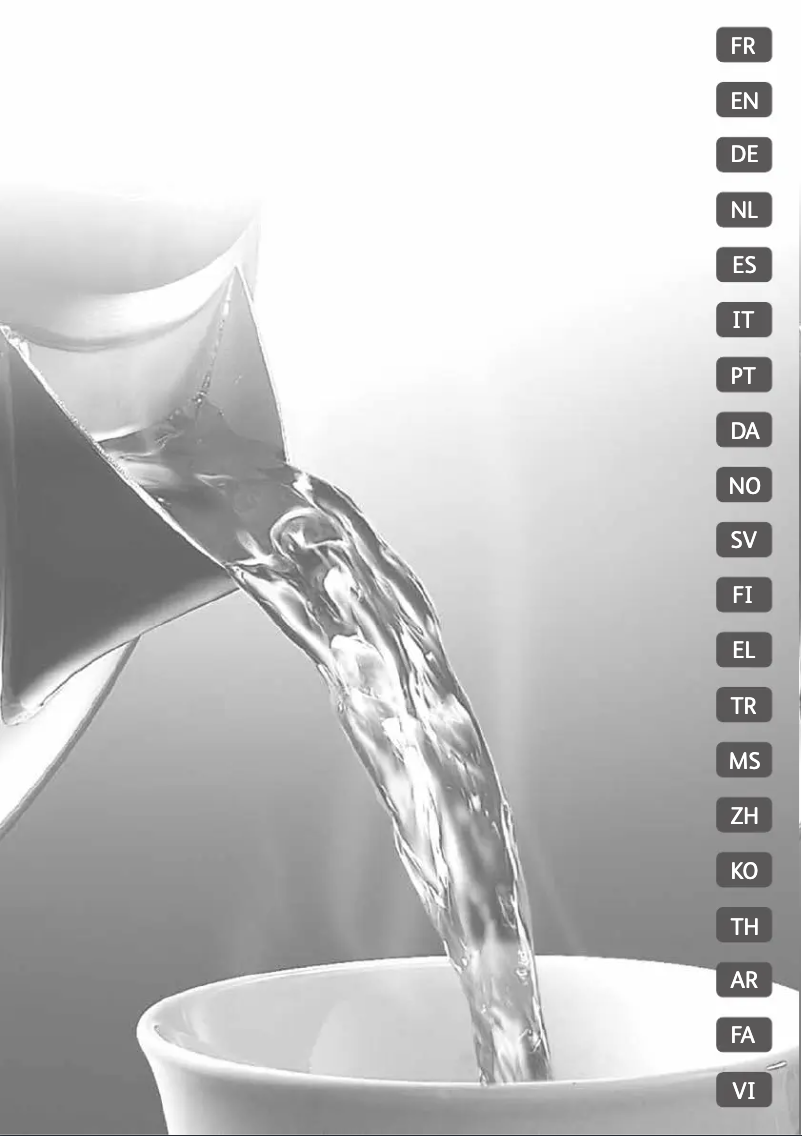 Page n°1 - Manuel utilisateur Tefal Avanti KI3005