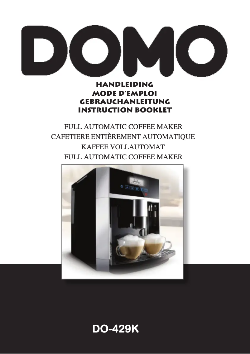 Page n°1 - Manuel utilisateur Domo DO429K