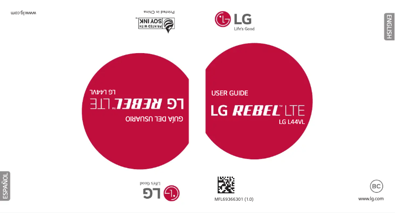Page n°1 - Manuel utilisateur LG Rebel LTE