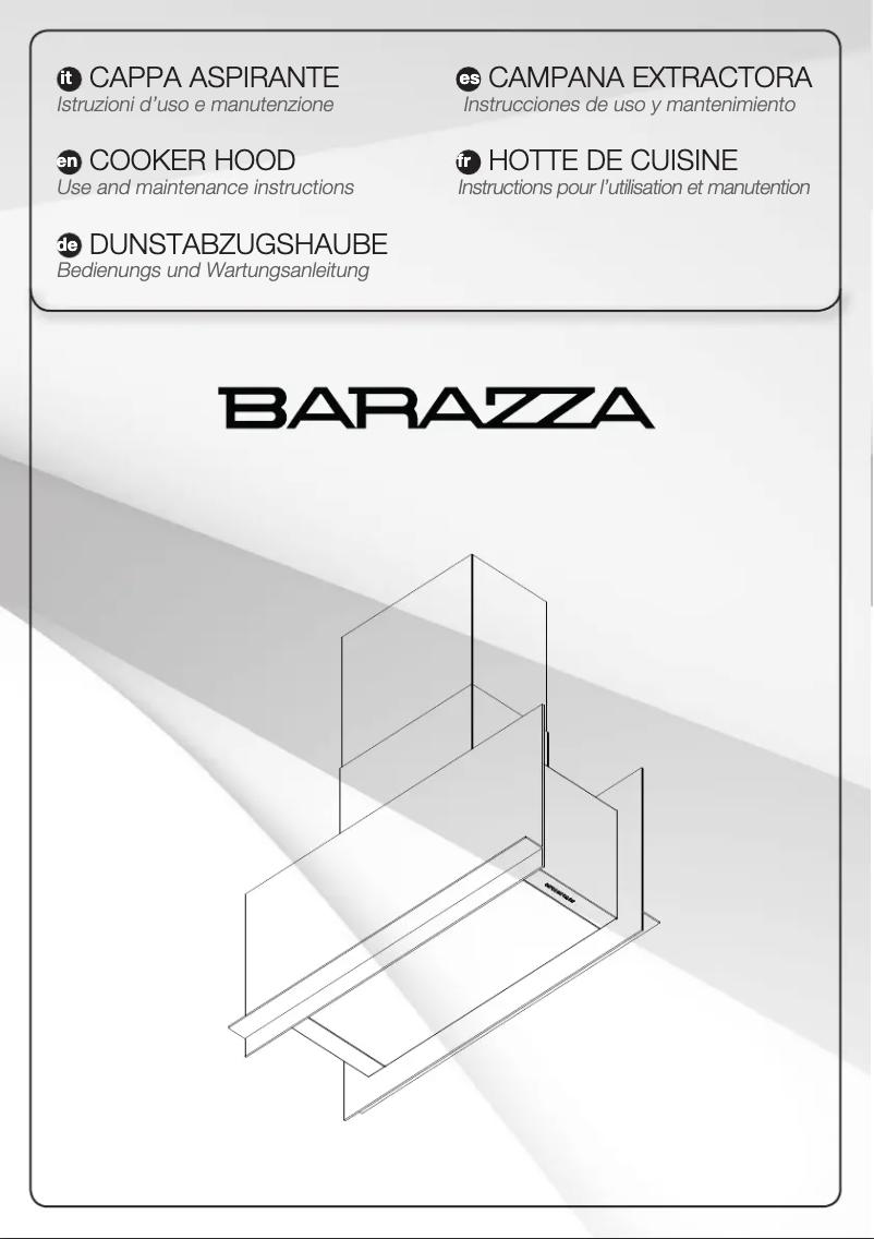Page 1 de la notice Manuel utilisateur Barazza 1KSTI9