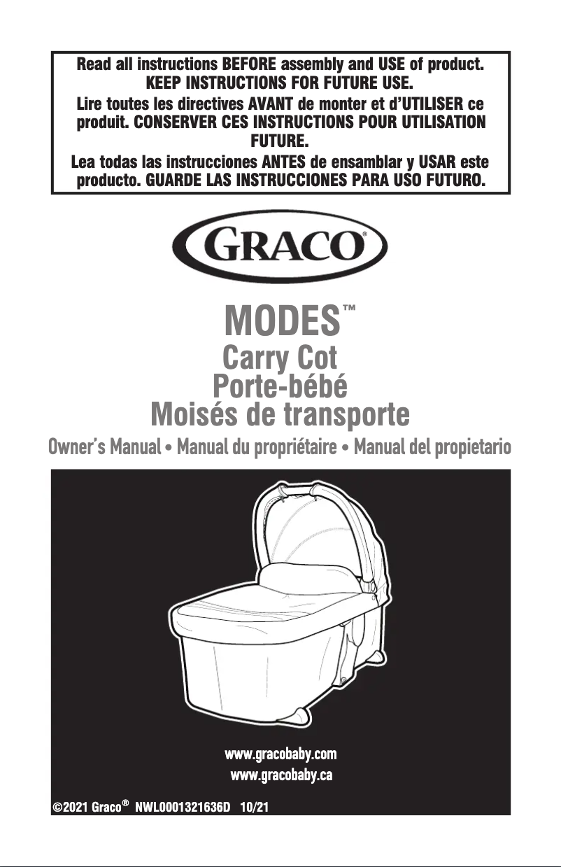 Page 1 de la notice Manuel utilisateur Graco Modes