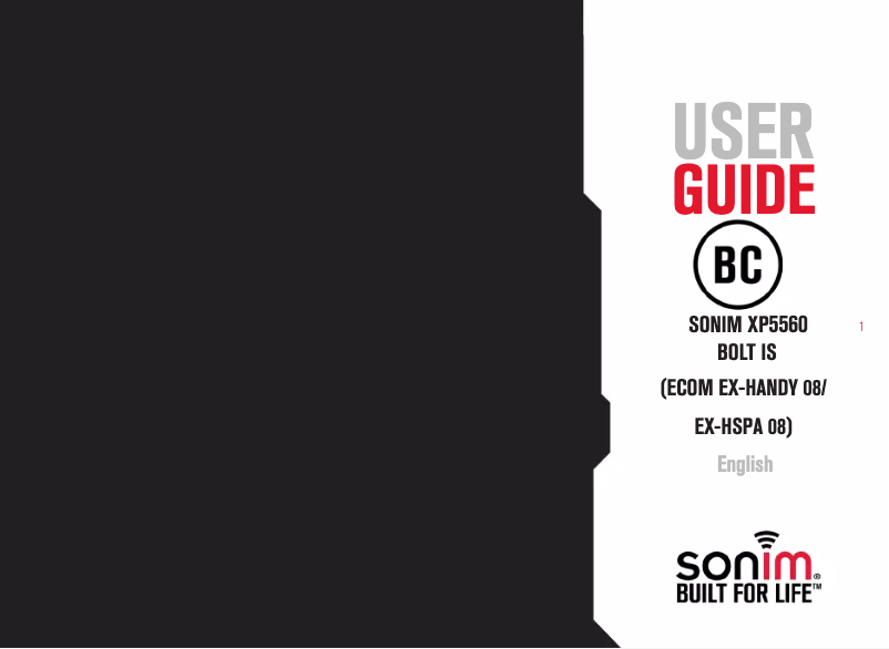 Image de la première page du manuel de l'appareil Ex-HSPA 08