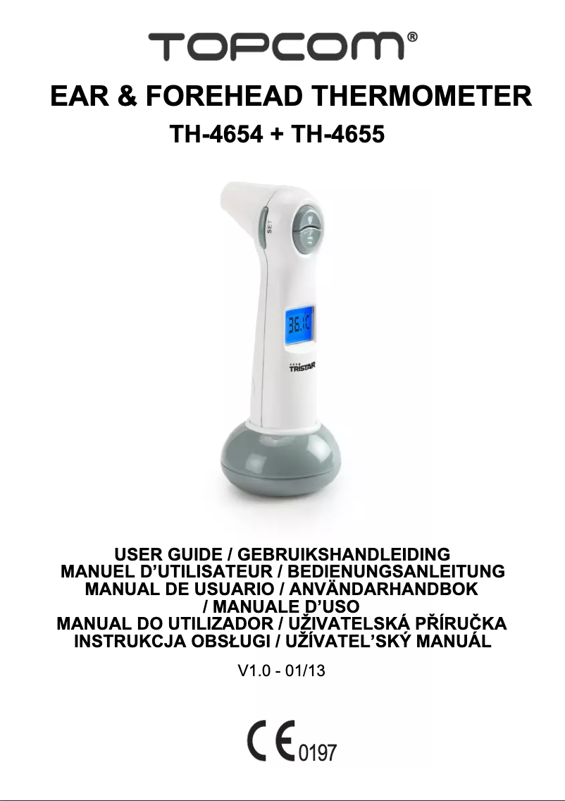 Page 1 de la notice Manuel utilisateur Topcom TH-4655