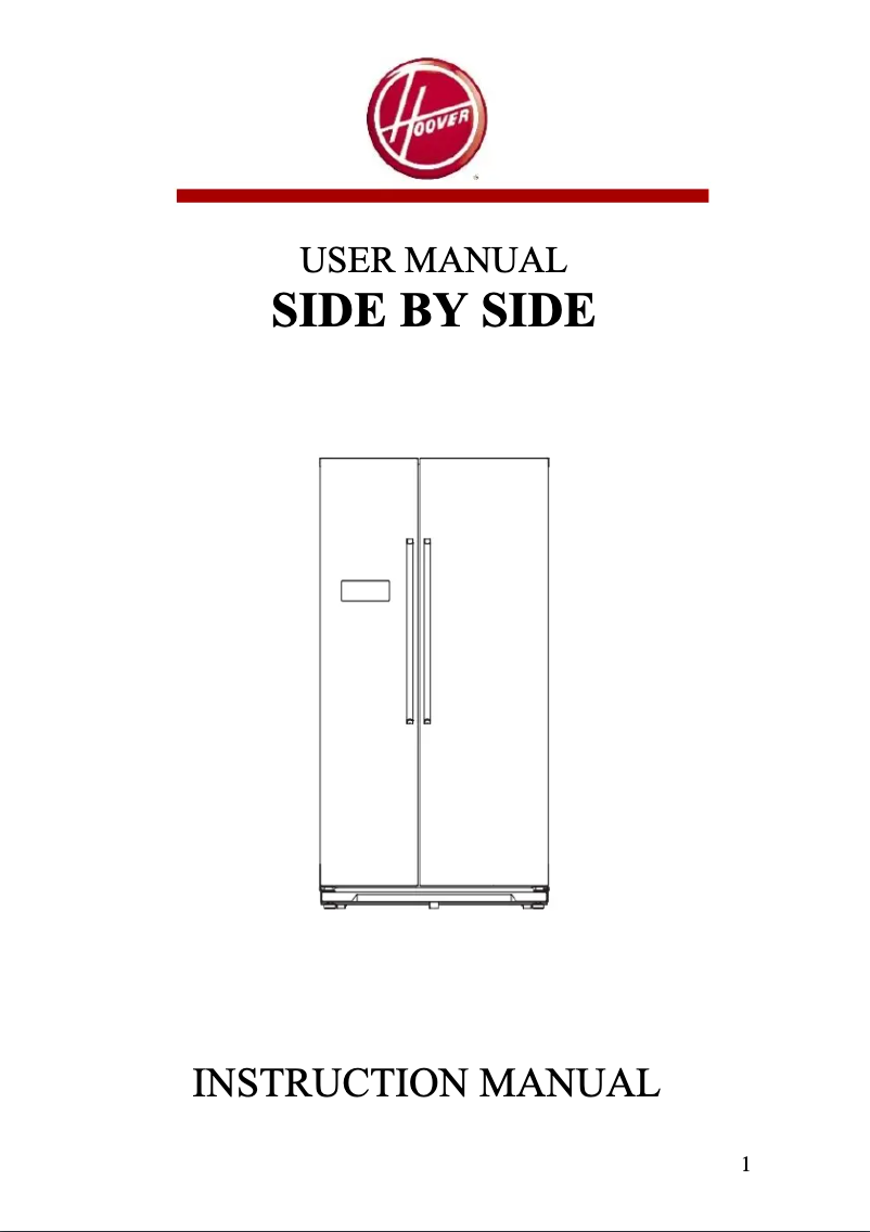 Página 1 del manual Manual de usuario Hoover HSBSF 178WK
