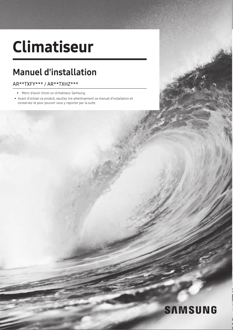Image de la première page du manuel de l'appareil AR07TXHZAWKN