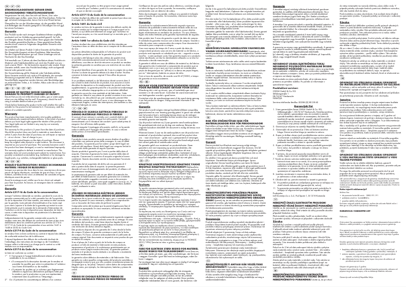 Page n°1 - Manuel utilisateur Miomare HG01748B