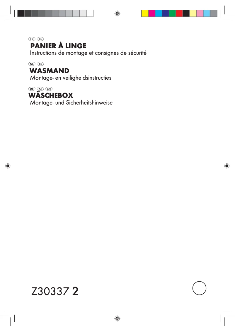 Image de la première page du manuel de l'appareil Z30337