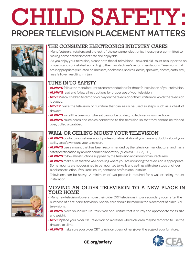 Page n°1 - Instructions de sécurité Sony Bravia XBR-75X850G