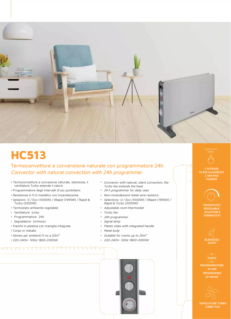 Image de la première page du manuel de l'appareil HC513