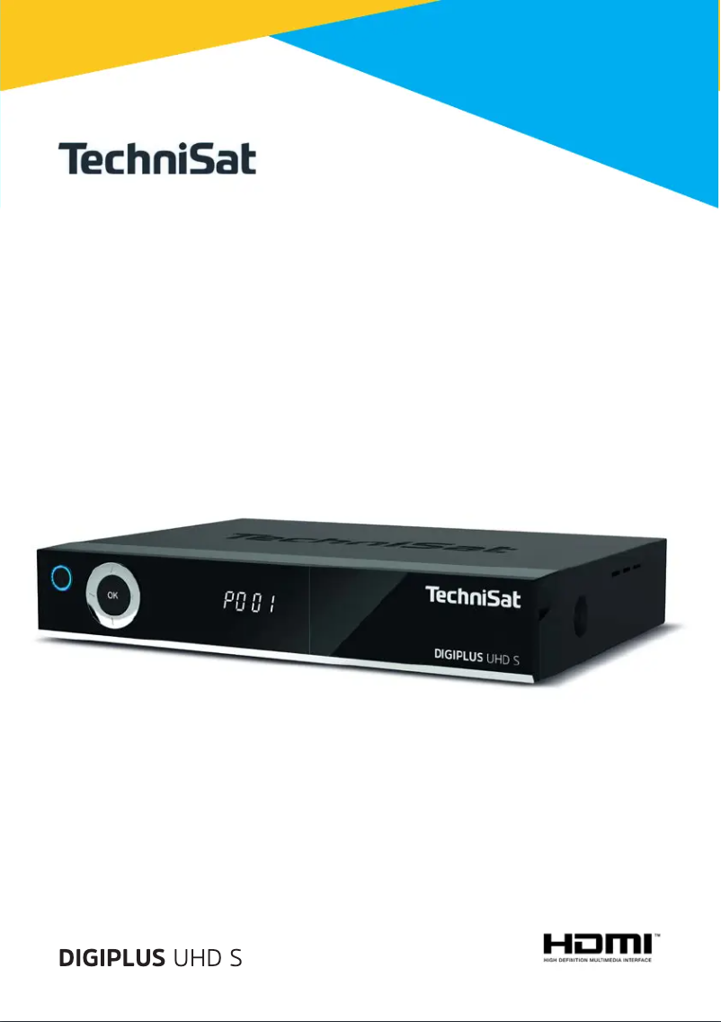 Page 1 de la notice Manuel utilisateur TechniSat DigiPlus UHD S