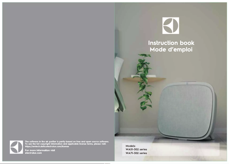 Page n°1 - Manuel utilisateur Electrolux Well A5 WA51-302GY