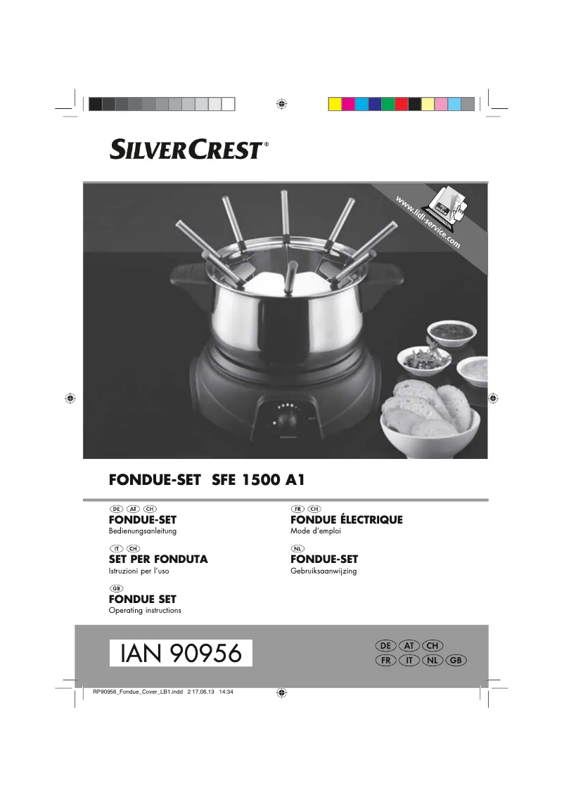 Page 1 de la notice Manuel utilisateur SilverCrest SFE 1500 A1