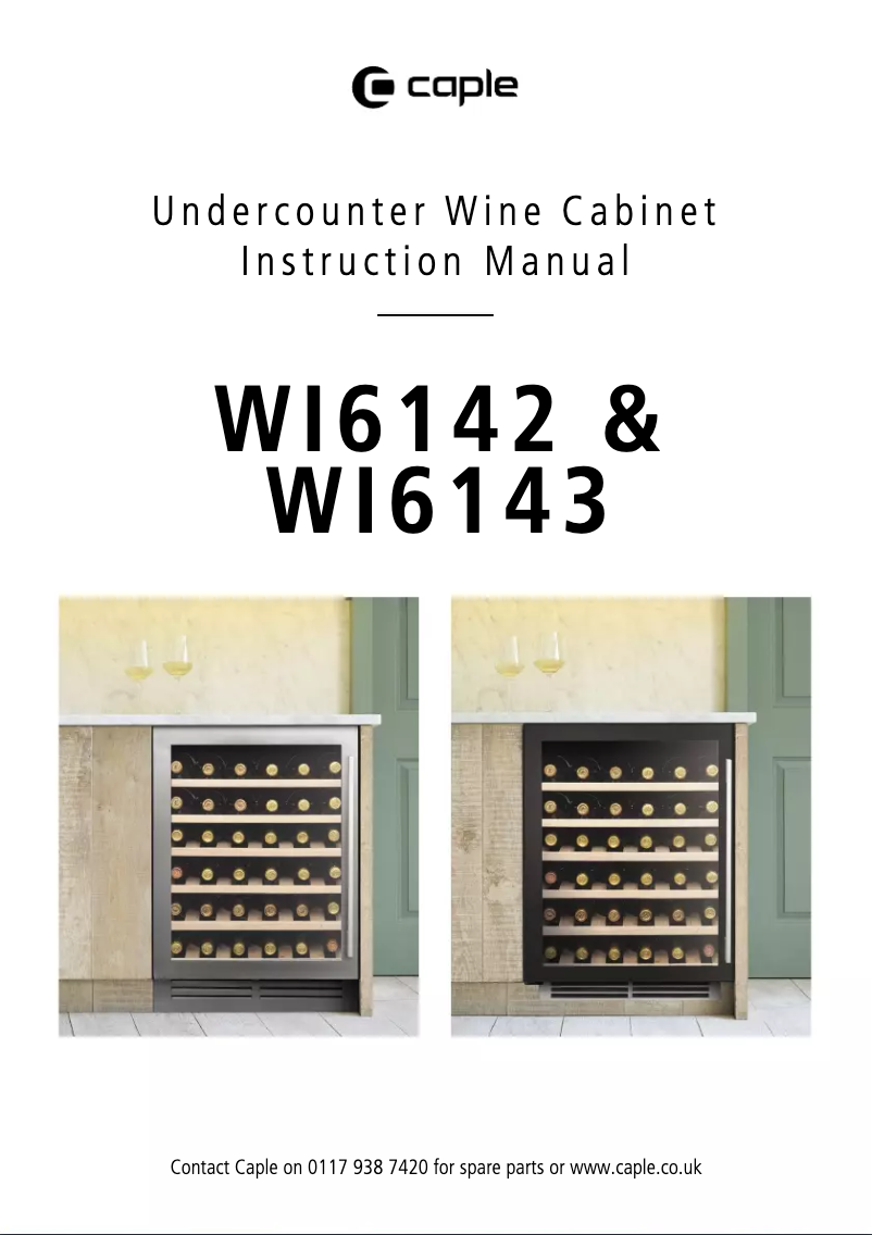 Image de la première page du manuel de l'appareil Wi6143