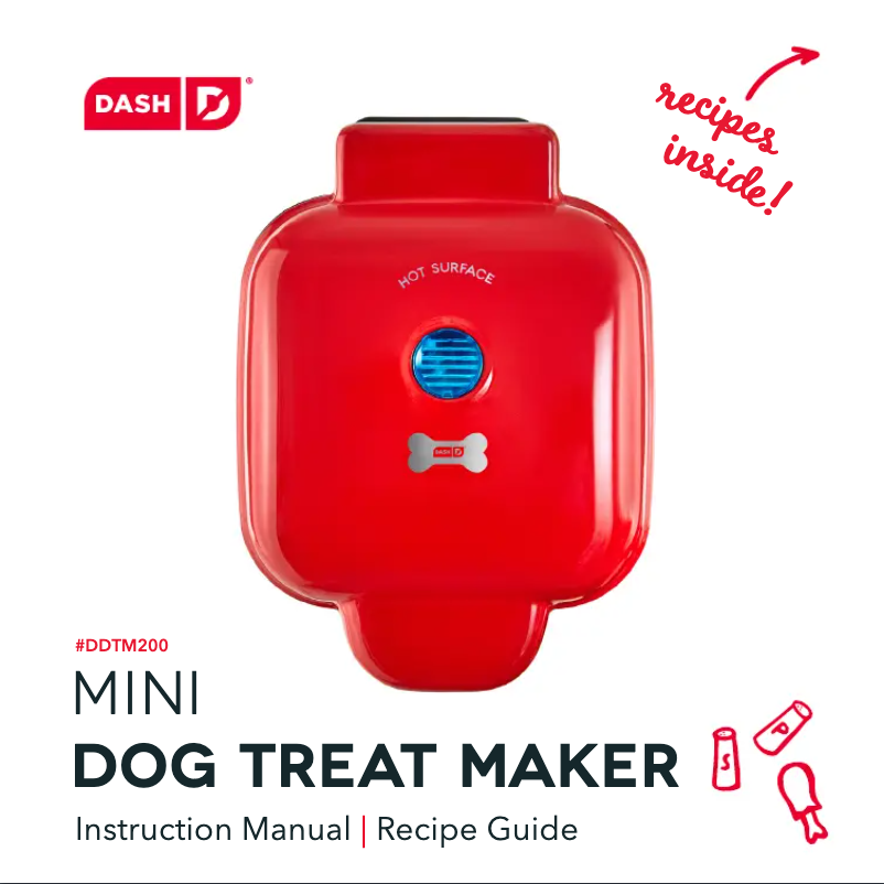 Página 1 del manual Manual de usuario Dash Mini Dog DDTM200GBRD04