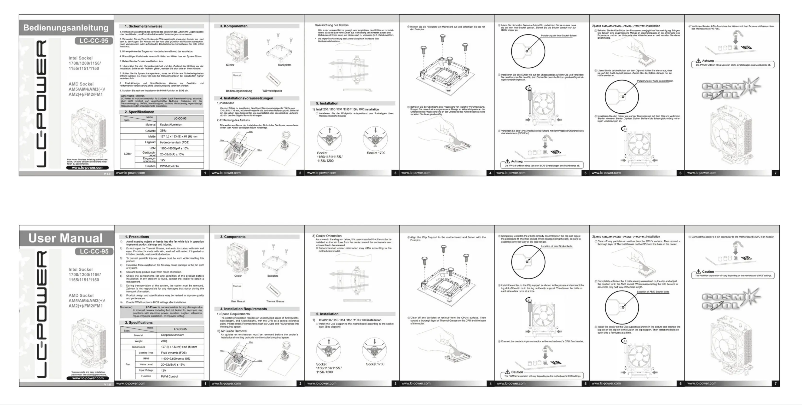 Página 1 del manual Manual de usuario LC-Power LC-CC-95