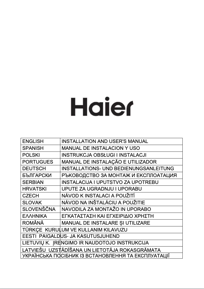 Page 1 de la notice Mode d'emploi Haier HADG9CBS4B