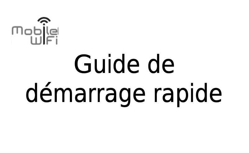 Page 1 de la notice Manuel utilisateur Huawei E5786 s