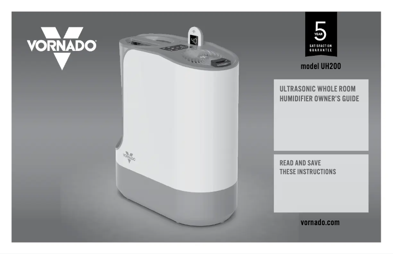 Página 1 del manual Manual de usuario Vornado UH200