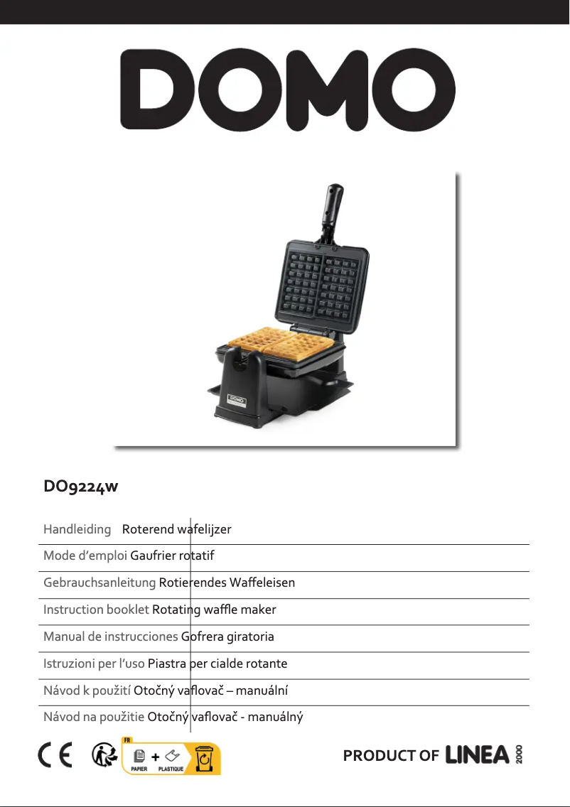 Image de la première page du manuel de l'appareil DO9224W