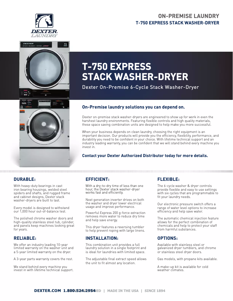 Image de la première page du manuel de l'appareil T-750 SWD Express