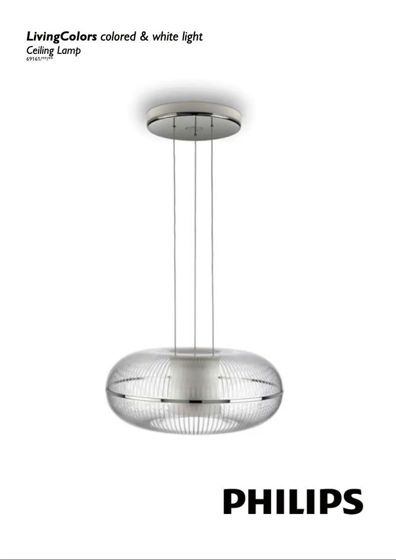 Page 1 de la notice Manuel utilisateur Philips LivingAmbiance