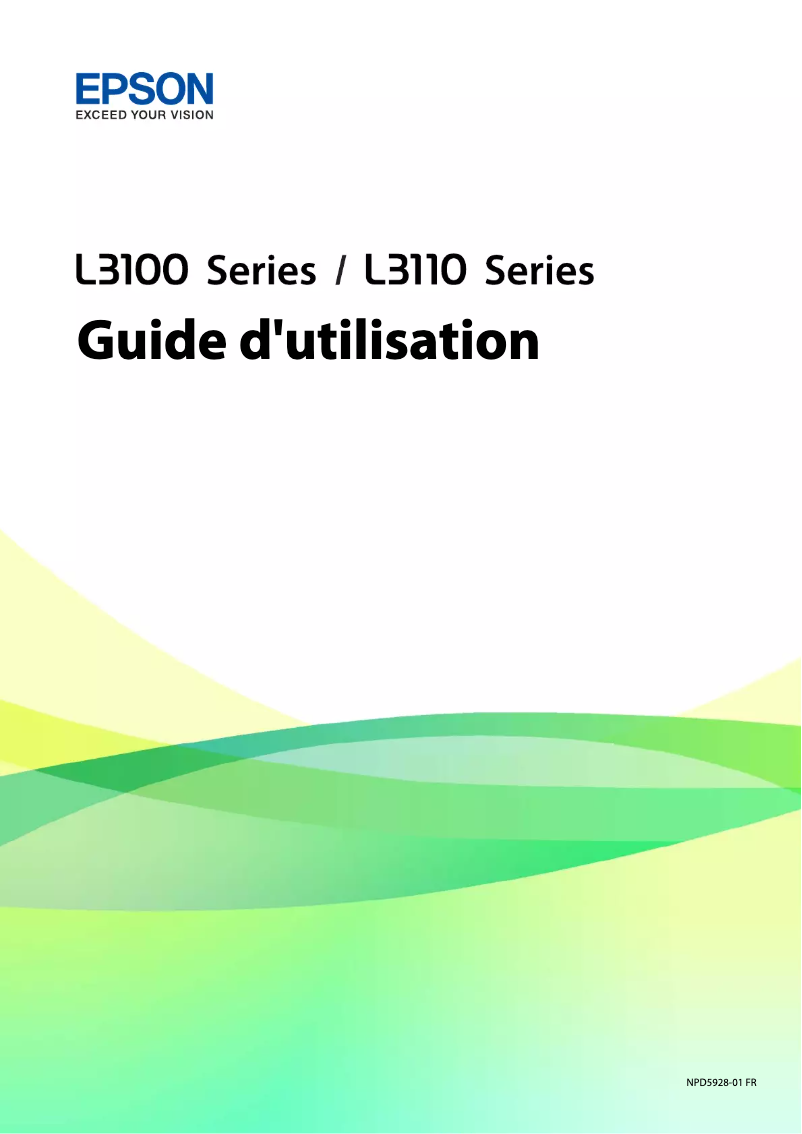 Page n°1 - Manuel utilisateur Epson L3100