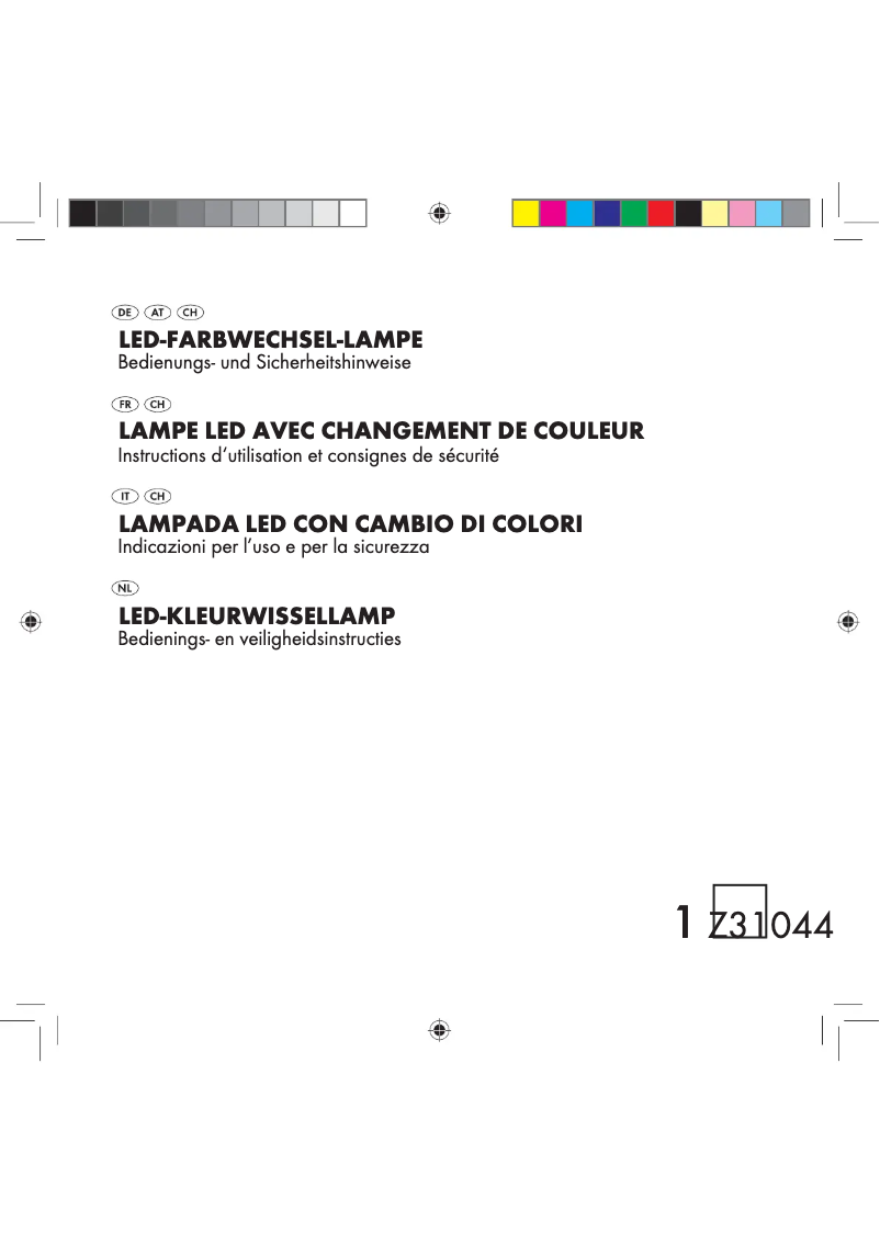 Imagen de la primera página del manual del dispositivo Z31044