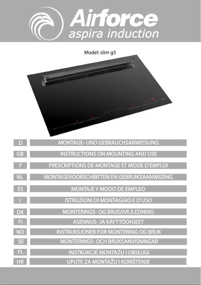 Page 1 de la notice Manuel utilisateur Airforce Slim G5