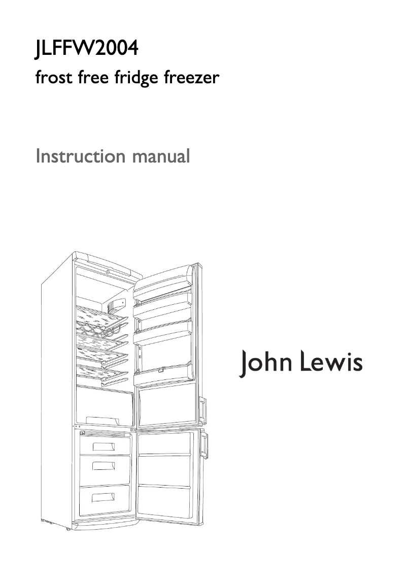 Page 1 of the manual User Manual John Lewis JLFFW 2004