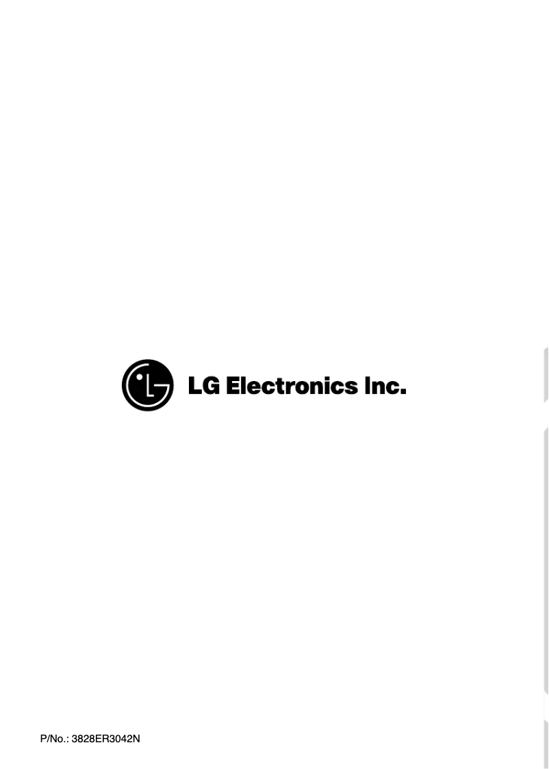 Page n°1 - Manuel utilisateur LG WD14340