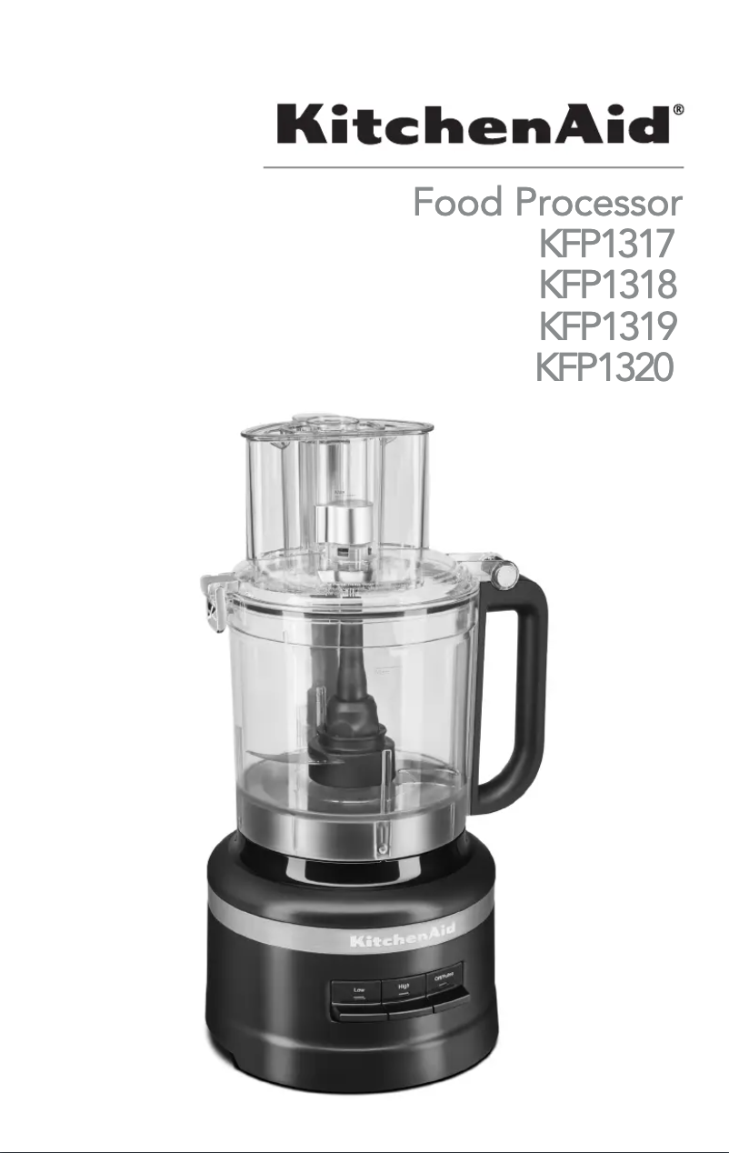 Page n°1 - Manuel utilisateur KitchenAid KFP1318