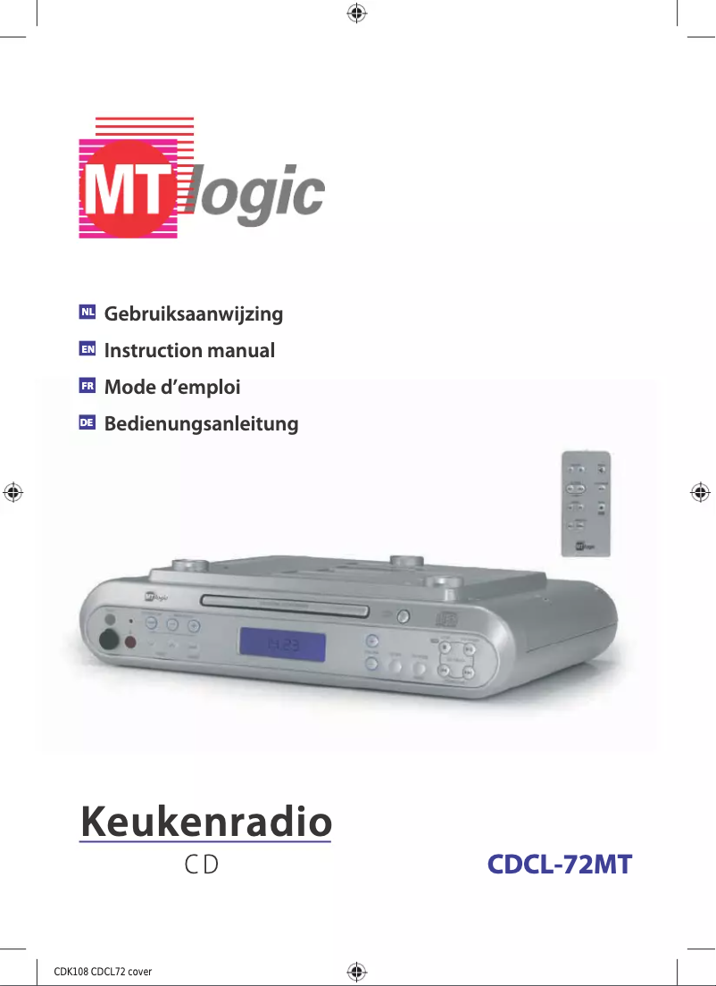 Page n°1 - Manuel utilisateur MT Logic CDCL-72MT