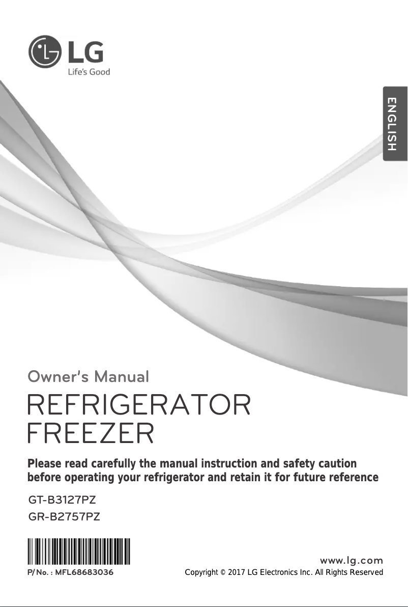 Page 1 de la notice Manuel utilisateur LG GT-B3127PZ