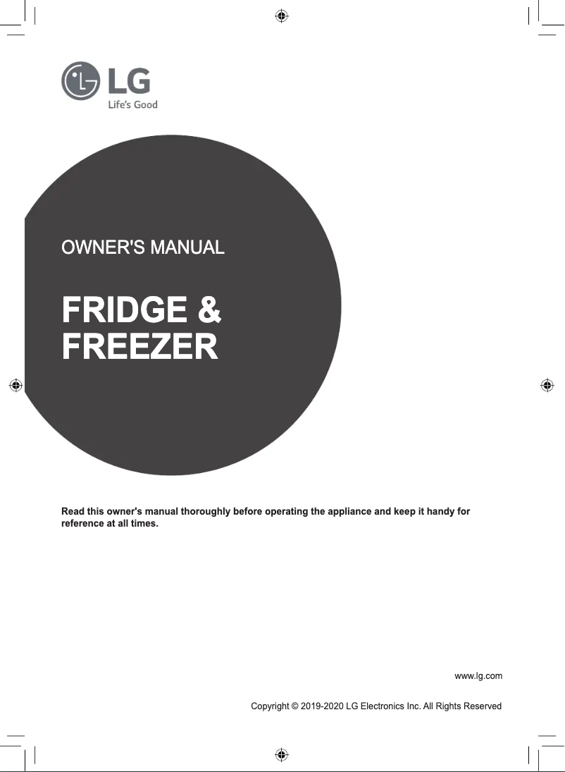 Page n°1 - Manuel utilisateur LG GB45MPG