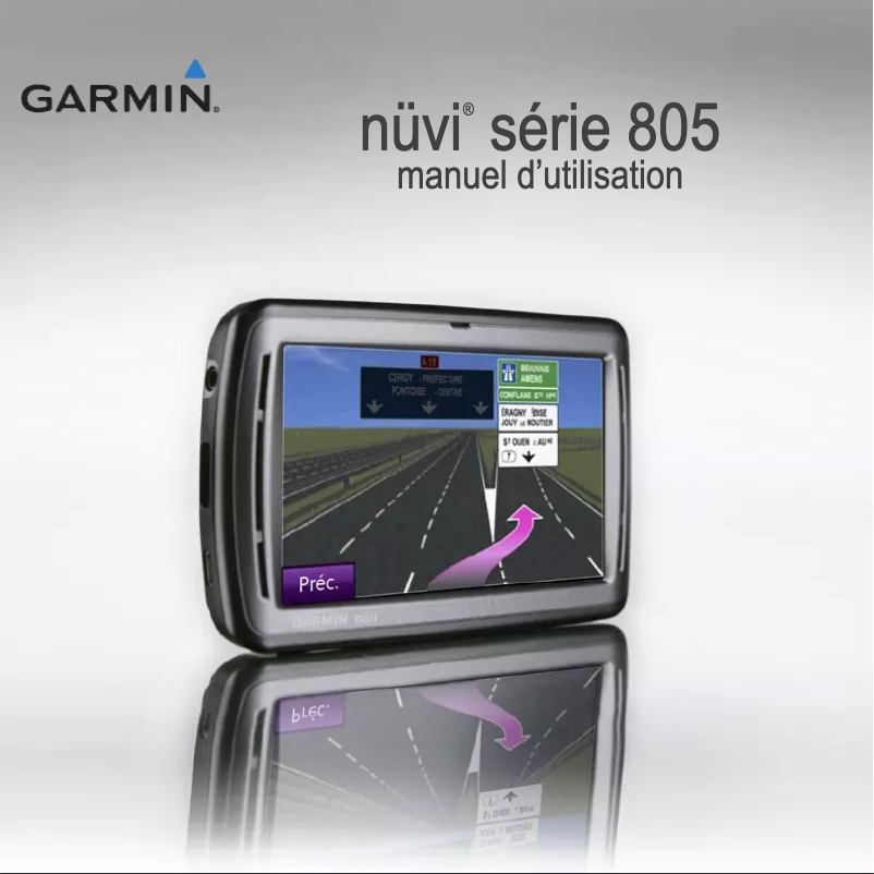 Page n°1 - Manuel utilisateur Garmin nuvi 855