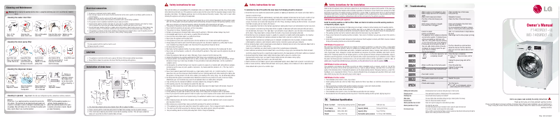 Página 1 del manual Manual de usuario LG WD-1409RD5