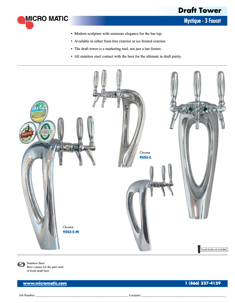 Page 1 de la notice Manuel utilisateur Micro Matic 9503-F-M