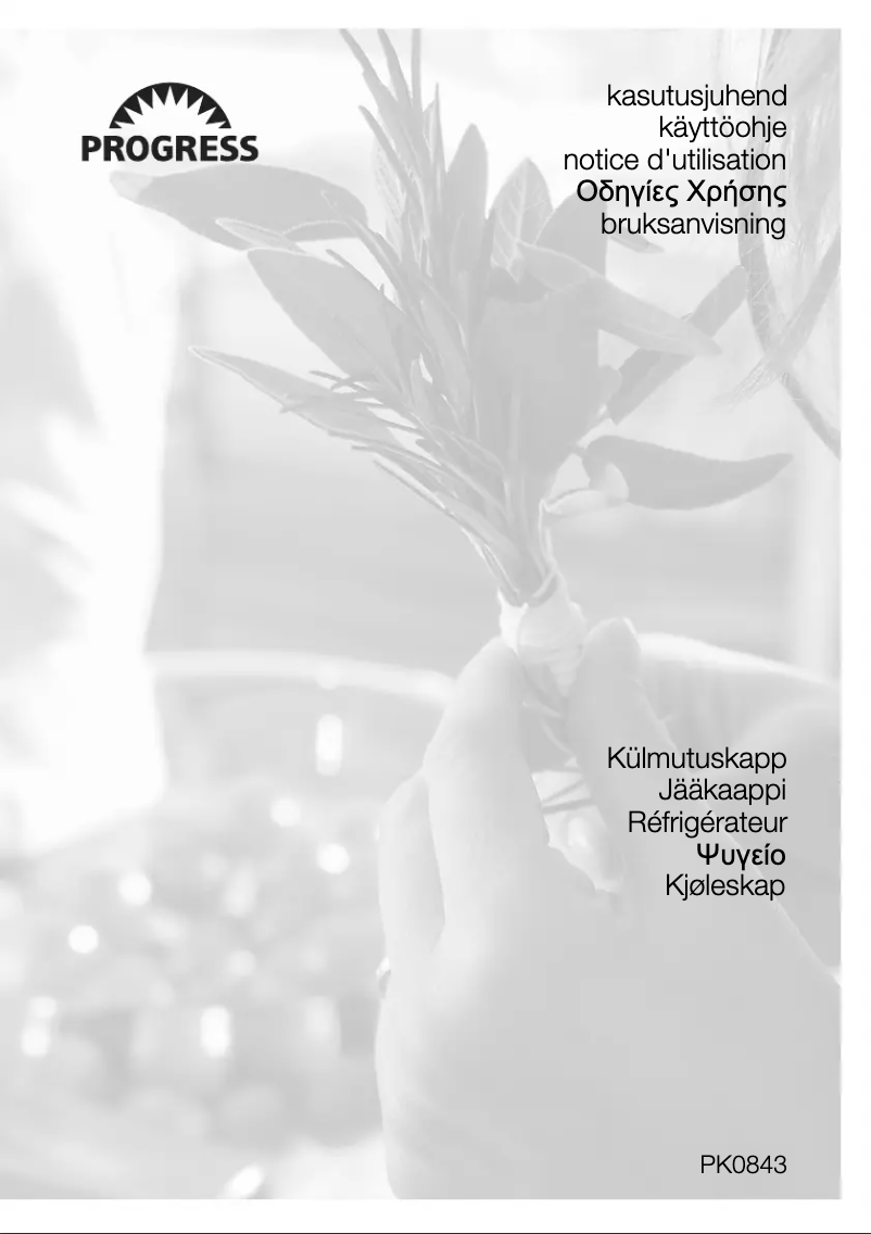 Page 1 de la notice Manuel utilisateur Progress PK0843