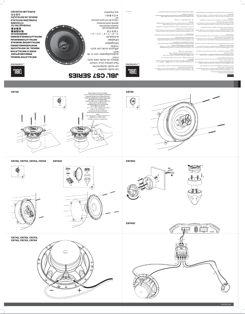 Image de la première page du manuel de l'appareil CS752